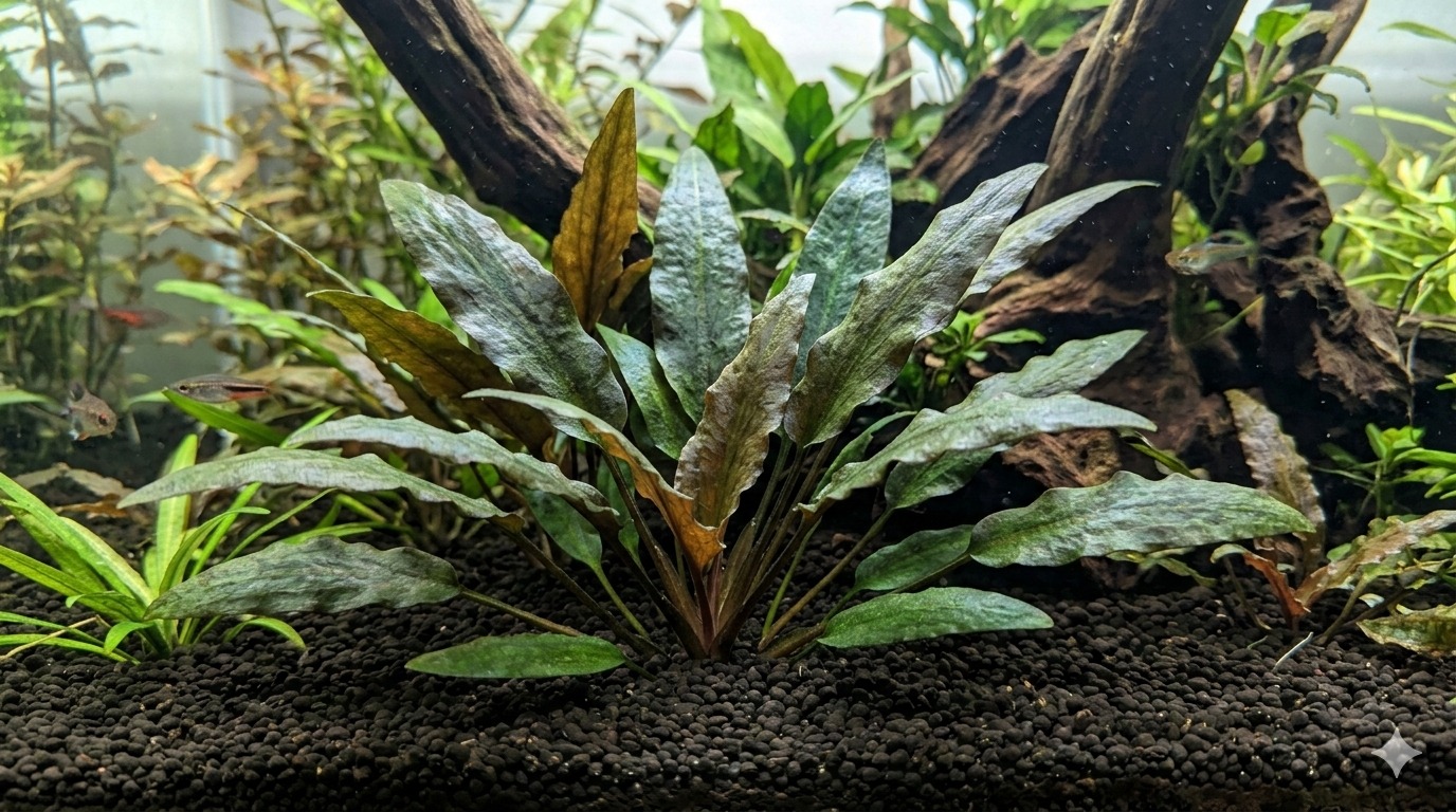 Cryptocoryne wendtii aquarium plant