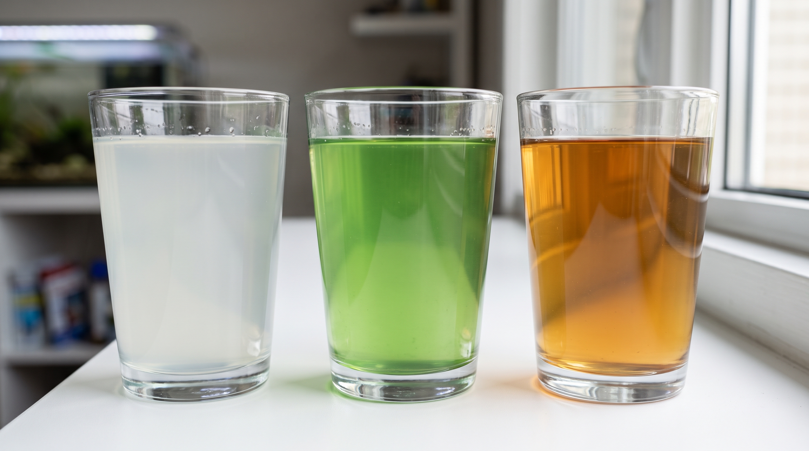 Glass-of-water clarity test