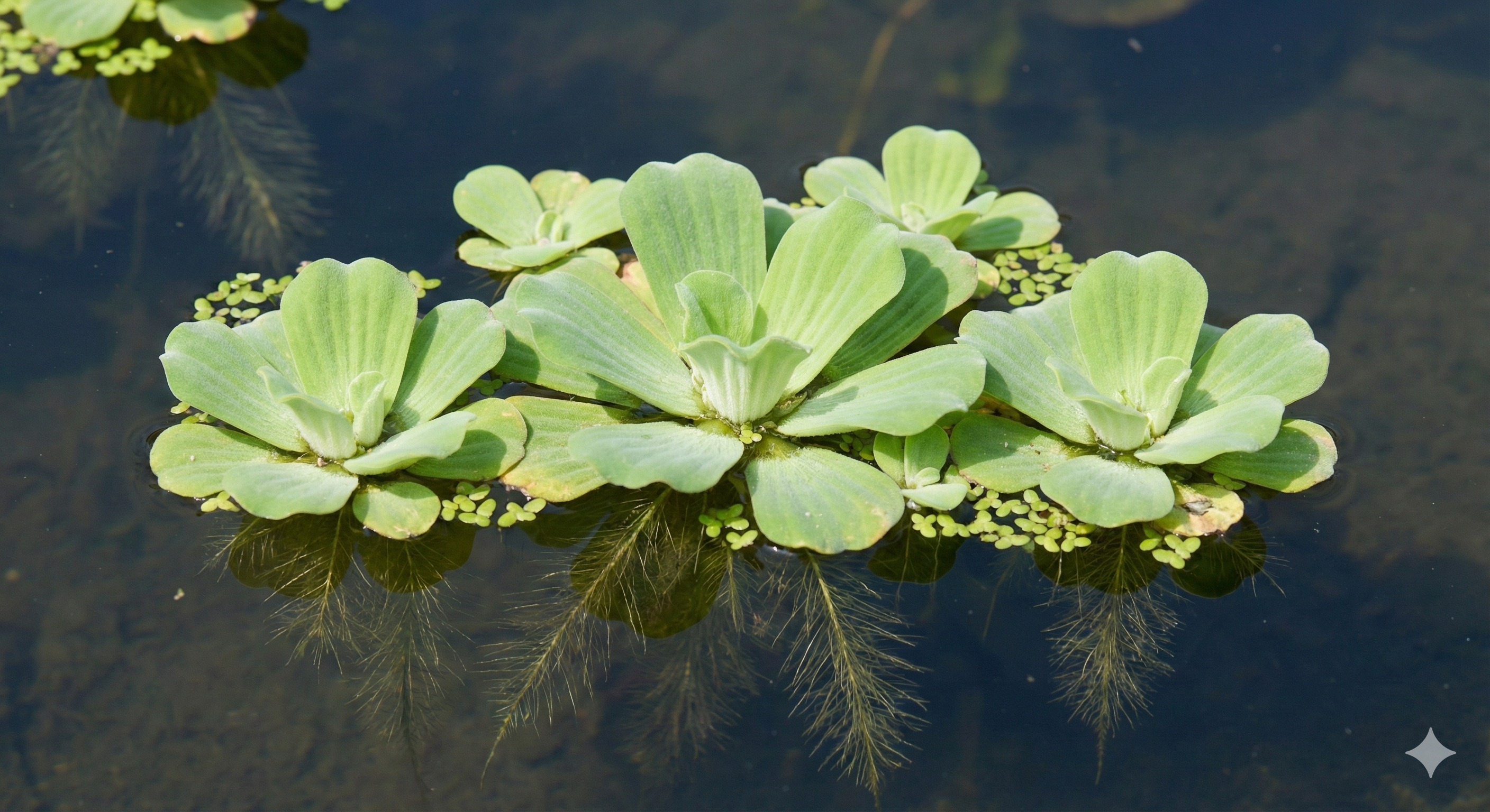 Source-sink diagram explaining how aquarium plants remove nitrates