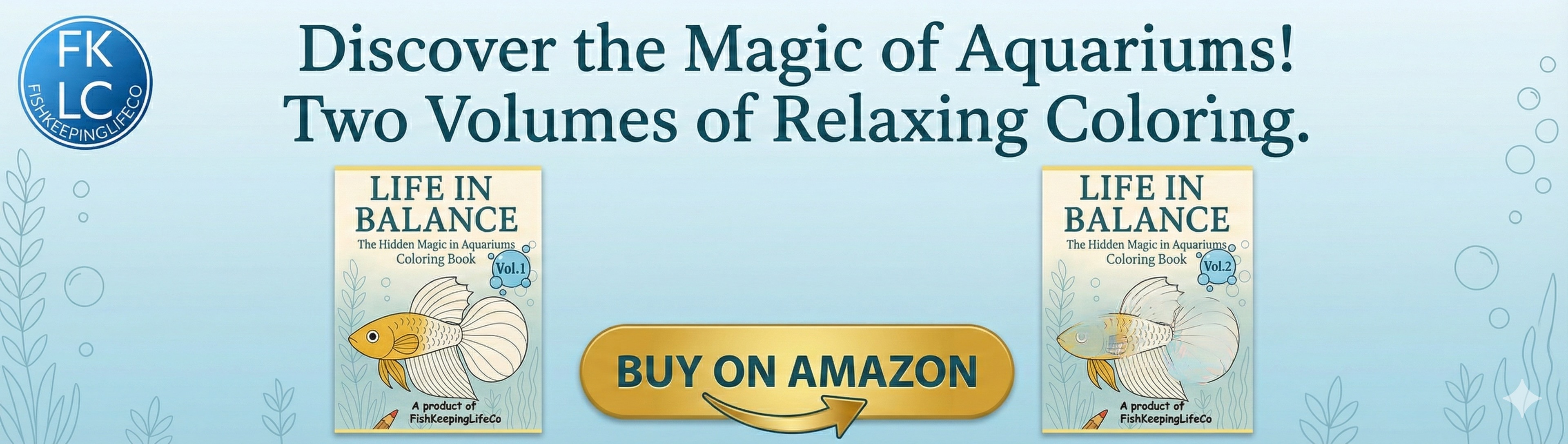 Aquarium Coloring Book for kids — Available on Amazon